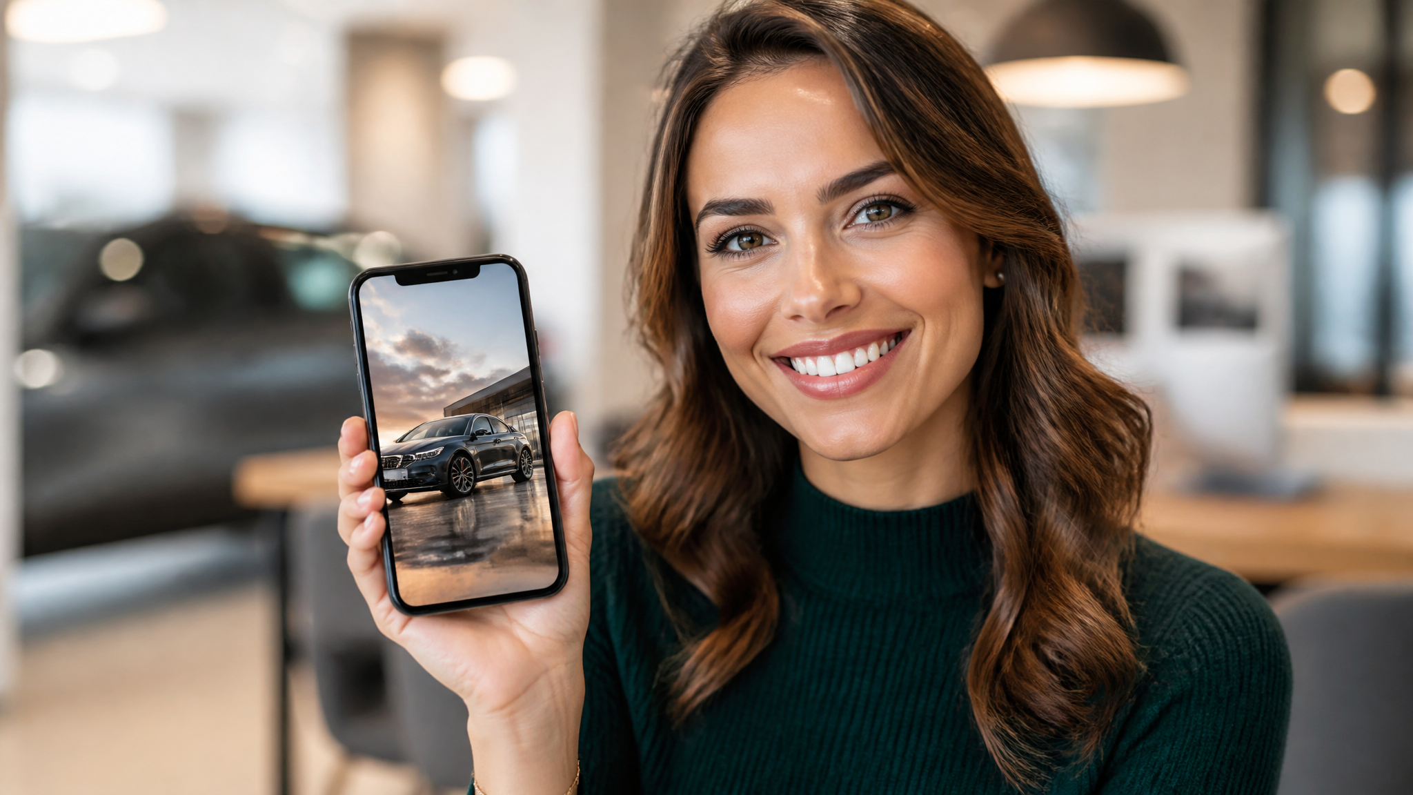 AI social media agent posting dealership inventory